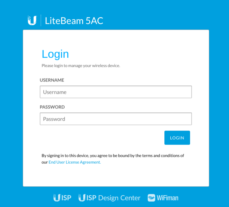 LBE Login Page