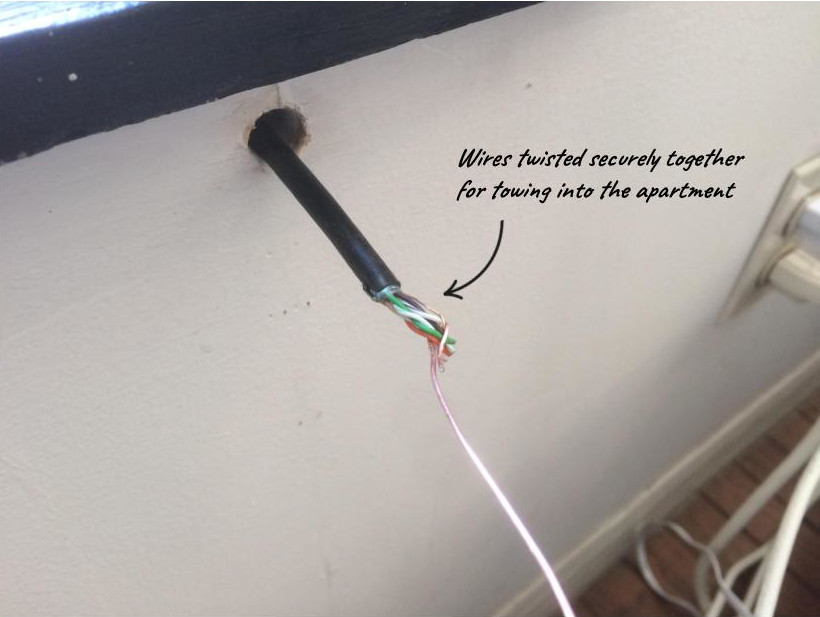 Defunct Coaxial Cable Hole